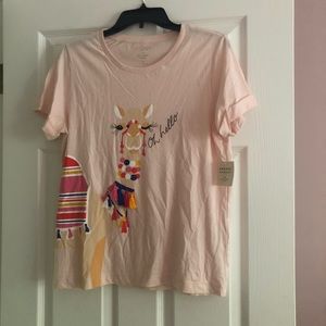 Late Spade Camel shirt.